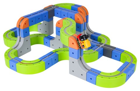 Magnetyczny Kolorowy Tor 123el.
