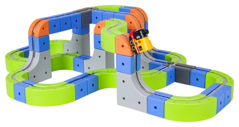 Magnetyczny Kolorowy Tor 123el.
