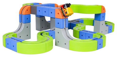 Magnetyczny Kolorowy Tor 123el.
