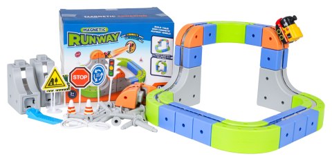 Magnetyczny Kolorowy Tor 55el.