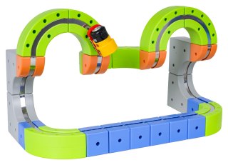 Magnetyczny Kolorowy Tor 69el.