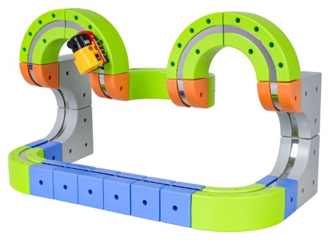 Magnetyczny Kolorowy Tor 69el.