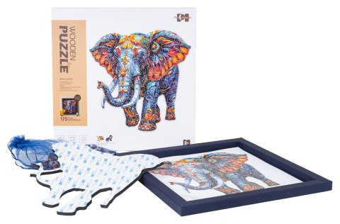 Zestaw Drewnianych Puzzli 179el. Słoń