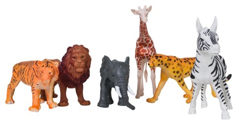 Zestaw Zwierząt Safari 6el.