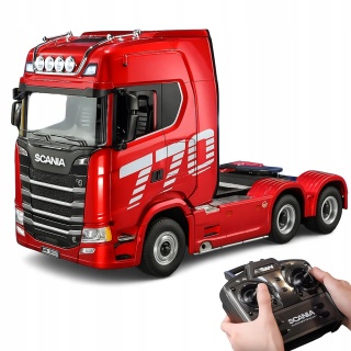 Ciągnik Siodłowy Scania Zdalnie Sterowany RC Huina 1501 Czerwony 1:18