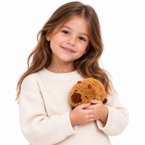 Mała Pluszowa Kapibara Przytulanka Maskotka Zwierzątko Brązowa 16 cm