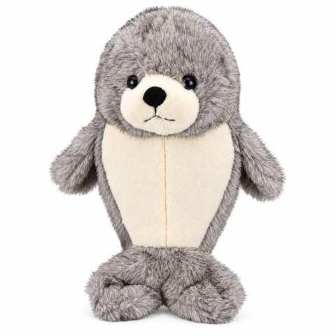 Pluszowa Foka Przytulanka Maskotka Foczka Biało-Szara 30 cm