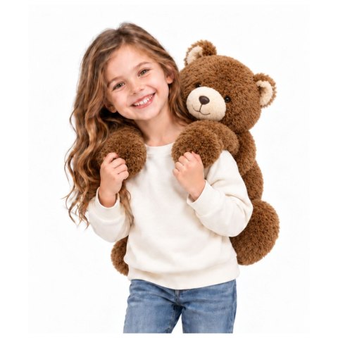 Pluszowy Niedźwiedź Przytulanka Maskotka Długie Łapy Brązowy 60cm