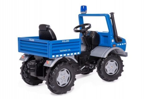 Rolly Toys Ciężarówka Samochód na pedały Unimog Merc-Benz Policja
