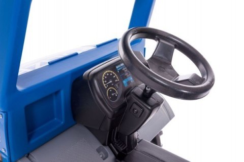 Rolly Toys Ciężarówka Samochód na pedały Unimog Merc-Benz Policja