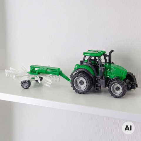 WOOPIE Traktor Rolniczy ze Zgrabiarką