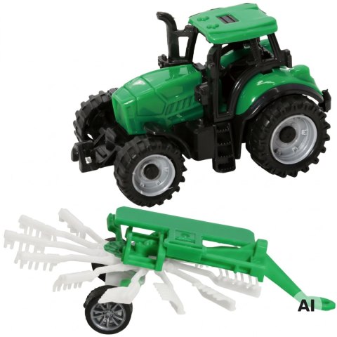WOOPIE Traktor Rolniczy ze Zgrabiarką