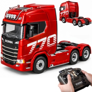 Ciągnik Siodłowy Scania Zdalnie Sterowany RC Huina 1501 Czerwony 1:18