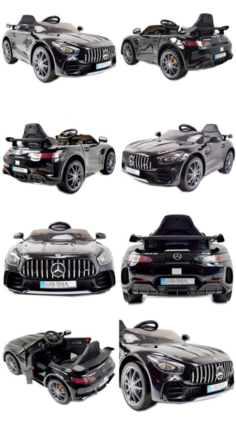 OUTLET Mercedes GTR-S Auto na akumulator EVA SKÓRA Pilot