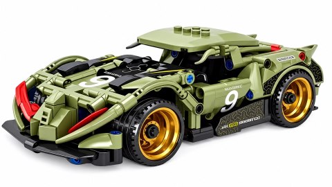 Zestaw Klocków Auto Sportowe Zielone 313el.