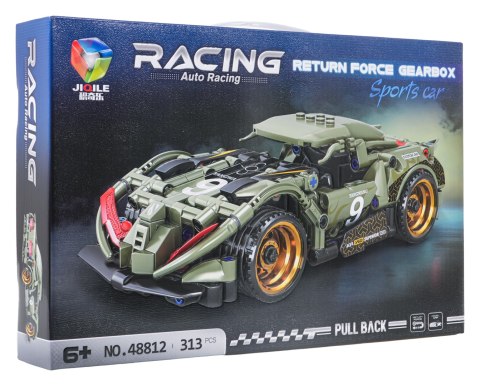 Zestaw Klocków Auto Sportowe Zielone 313el.
