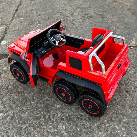 Auto Na Akumulator Mercedes Benz G63 6X6 Czerwony