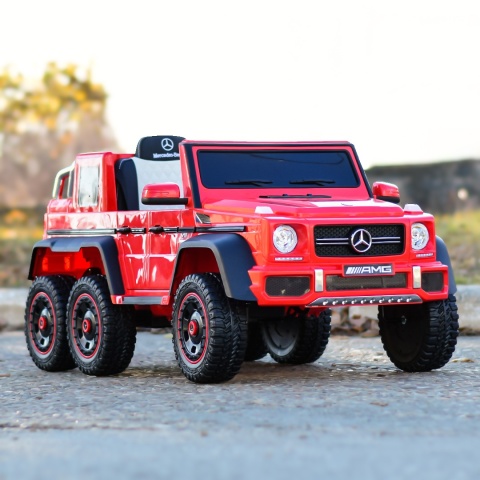 Auto Na Akumulator Mercedes Benz G63 6X6 Czerwony