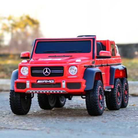 Auto Na Akumulator Mercedes Benz G63 6X6 Czerwony