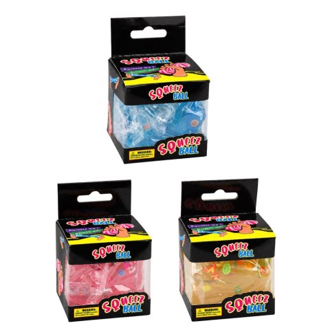 Gniotek Antystresowy Kostka Lodu Ice Cube Squishy Przezroczysty Owoce 5cm