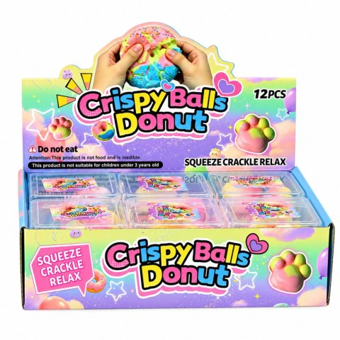 Gniotki Sensoryczne Chrupiące Kocie Łapki W Pudełku Pastelowe 2 szt.