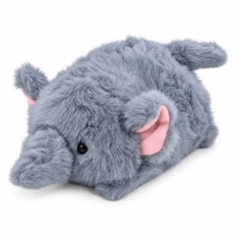 Mały Pluszowy Słonik Czerwona Przytulanka Maskotka Zwierzątko Szary 16 cm
