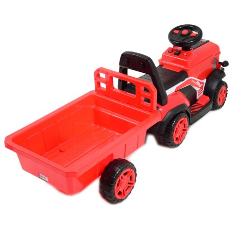 Pierwszy traktor na akumulator z przyczepą - jeździk/XZ2888
