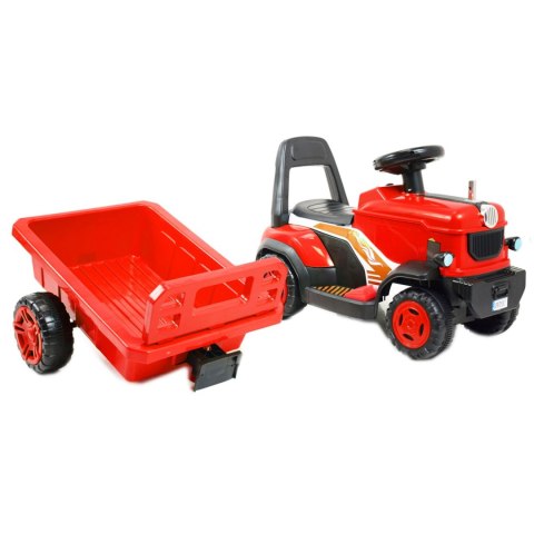 Pierwszy traktor na akumulator z przyczepą - jeździk/XZ2888