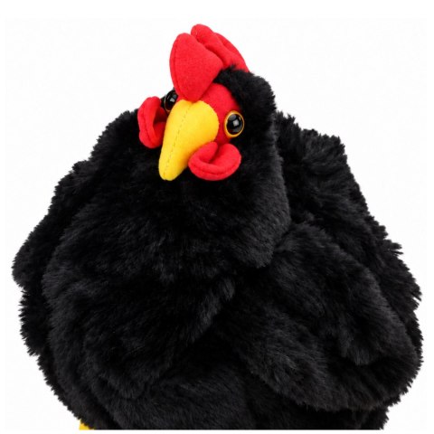 Pluszowa Kura Maskotka Przytulanka Miękka Puszysta Czarna 30 cm