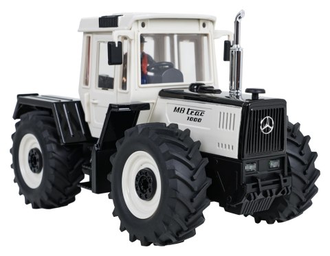 Traktor Biały 1:24 z Pilotem Mercedes Benz