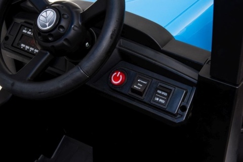Traktor Na Akumulator + PRZYCZEPA A011 NEW HOLLAND T7 24V 2x200W + POWIĘKSZONY AKUMULATOR