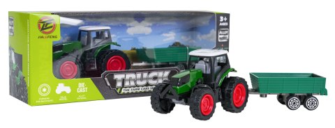 Traktor Zielony z Przyczepą