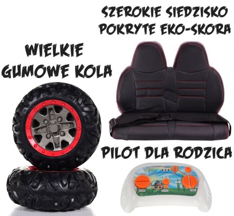 Pojazd Buggy SuperStar 4x4 Biały