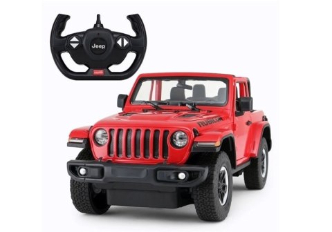 Auto R/C Jeep Wrangler Rubicon 1:14 Rastar RED