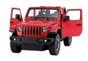 Auto R/C Jeep Wrangler Rubicon 1:14 Rastar RED