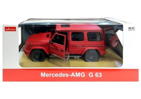 Auto na radio Mercedes G63 czerwony