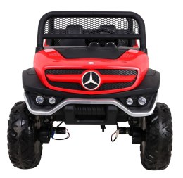 Pojazd Mercedes BENZ UNIMOG Czerwony