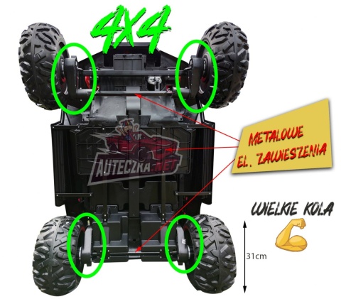 Pojazd Grand Buggy 4x4 Moro