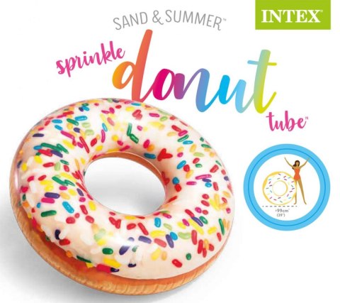 Materac Kółko Donut 114 cm INTEX