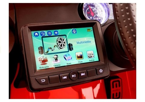 Pojazd Na Akumulator Mercedes G63 6x6 Czerwony + MP4