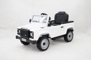Duży Gokart Land Rover Discovery Biały