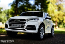 Pojazd na Akumulator Nowe Audi Q5 2-osobowe Białe