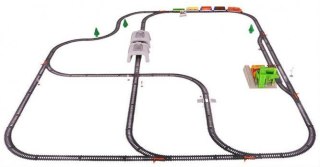 Ogromna Kolejka Pociąg Bocznica 158x176 cm