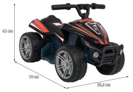 Pojazd Quad Little Monster Czarny