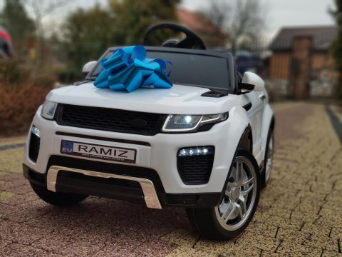 Range Rover EVO na akumulator + miękkie siedzisko