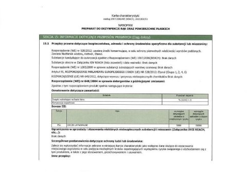 Płyn do dezynfekcji Rąk i Powierzchni Nanomax 1000ml