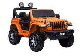 Auto na Akumulator Jeep Wrangler Rubicon Pomarańczowy WYBRAKOWANY