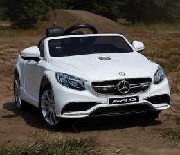 MERCEDES S63 AMG LICENCJA, MIĘKKIE KOŁA EVA FULL OPCJA/HL169