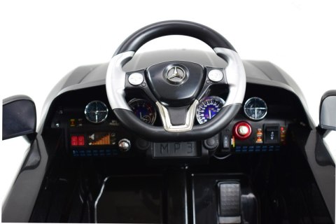 MERCEDES SLS AMG PILOT 2.4 GHZ, WOLNY START, HAMULEC, DWA SILNIKI, MIĘKKIE SIEDZENIE /QX-7997