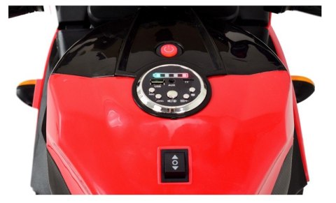 NAJNOWSZY WIELKI MOTOR ŚCIGACZ , ŚWIECĄCE KOŁA, PANEL, DŹWIĘKI, GAZ W MANETCE/WER1